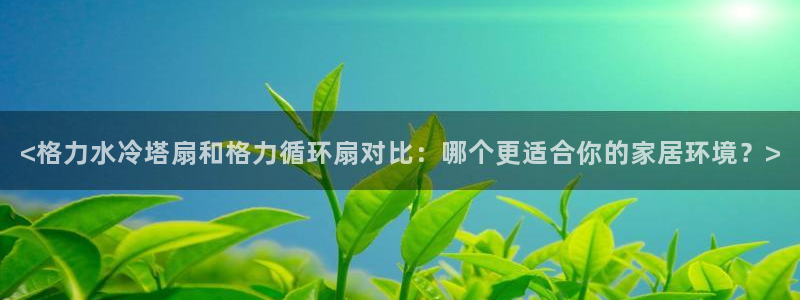 凯发k8娱乐官网地址app下载 | 首页：<格力水冷塔扇和格力循环扇对比：哪个更适合你的家居环境？>