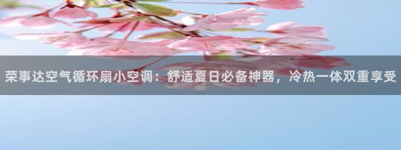 凯发国际平台：荣事达空气循环扇小空调：舒适夏日必备神器，冷热一体双重享受