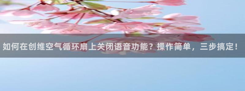 凯发k8国际真人版可靠送38元：如何在创维空气循环扇上关闭语音功能？操作简单，三步搞定！