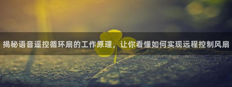 凯发国际平台登录不上：揭秘语音遥控循环扇的工作原理，让你看懂如何实现远程控制风扇