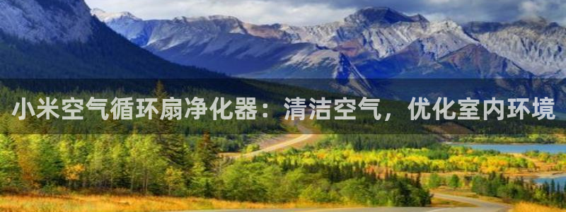 凯发k8旗舰厅手机app下载：小米空气循环扇净化器：清洁空气，优化室内环境