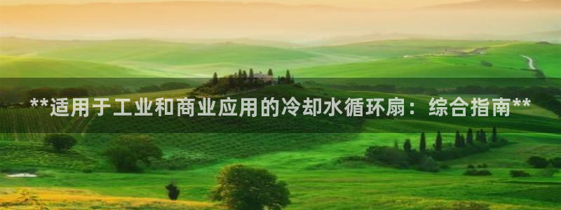 凯发app可信吗：**适用于工业和商业应用的冷却水循环扇：综合指南**