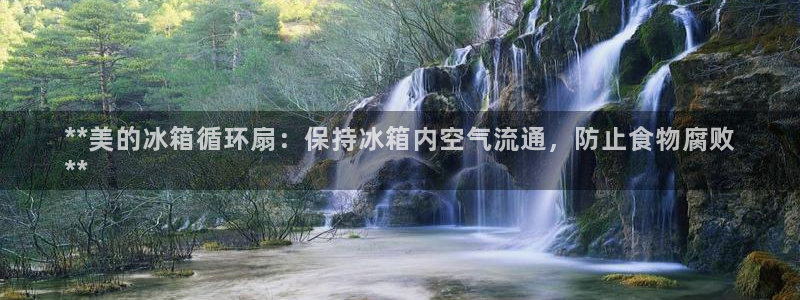 凯发旗舰厅：**美的冰箱循环扇：保持冰箱内空气流通，防止食物腐败
**