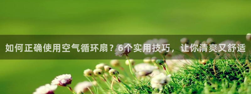 凯发k8国际真人版安全送38元：如何正确使用空气循环扇？6个实用技巧，让你清爽又舒适